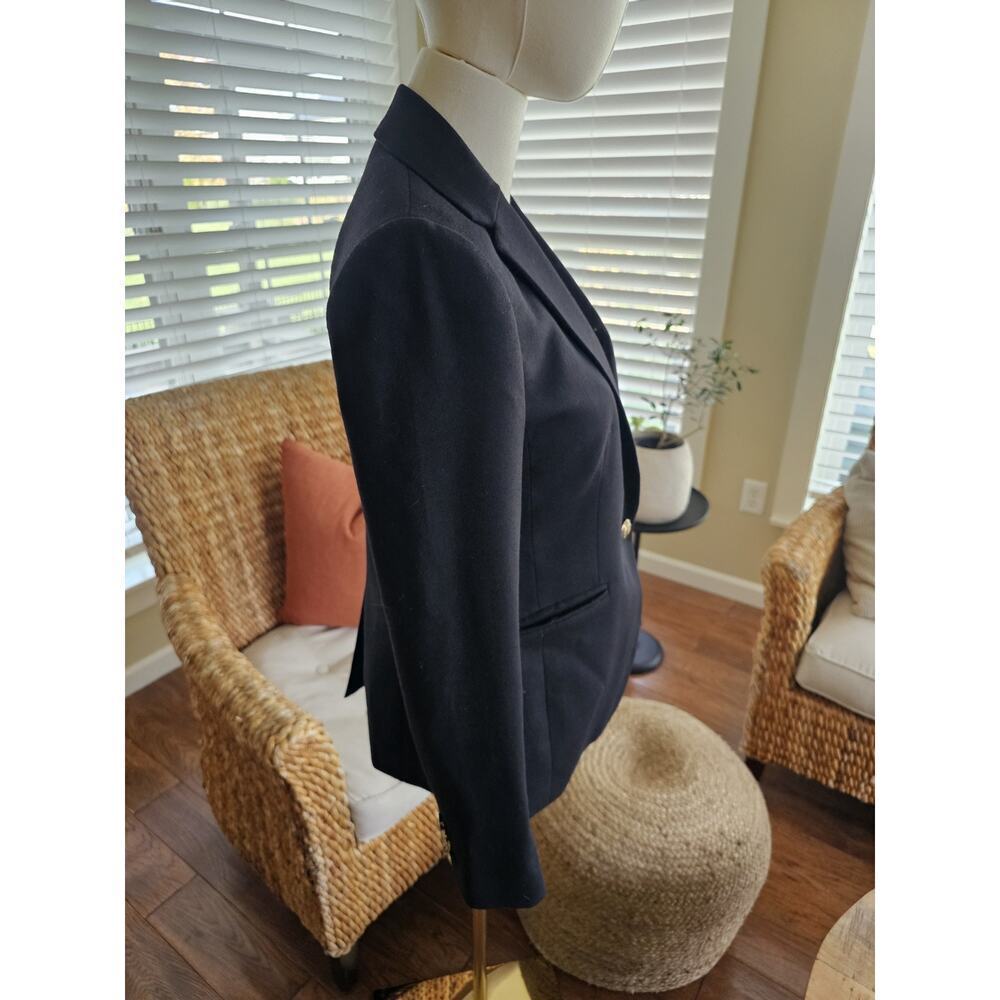 J. Crew Slim Schoolboy Wool Blend Blazer Women's Size 0 Classy Academia Preppy - Picture 4 of 12